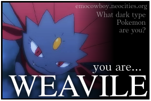 I am a Weavile!